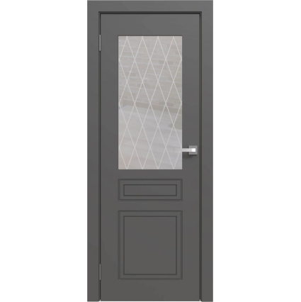 Дверь межкомнатная Эмаль ПО-1 Графит Дверь межкомнатная Эмаль ПО-1 Графит